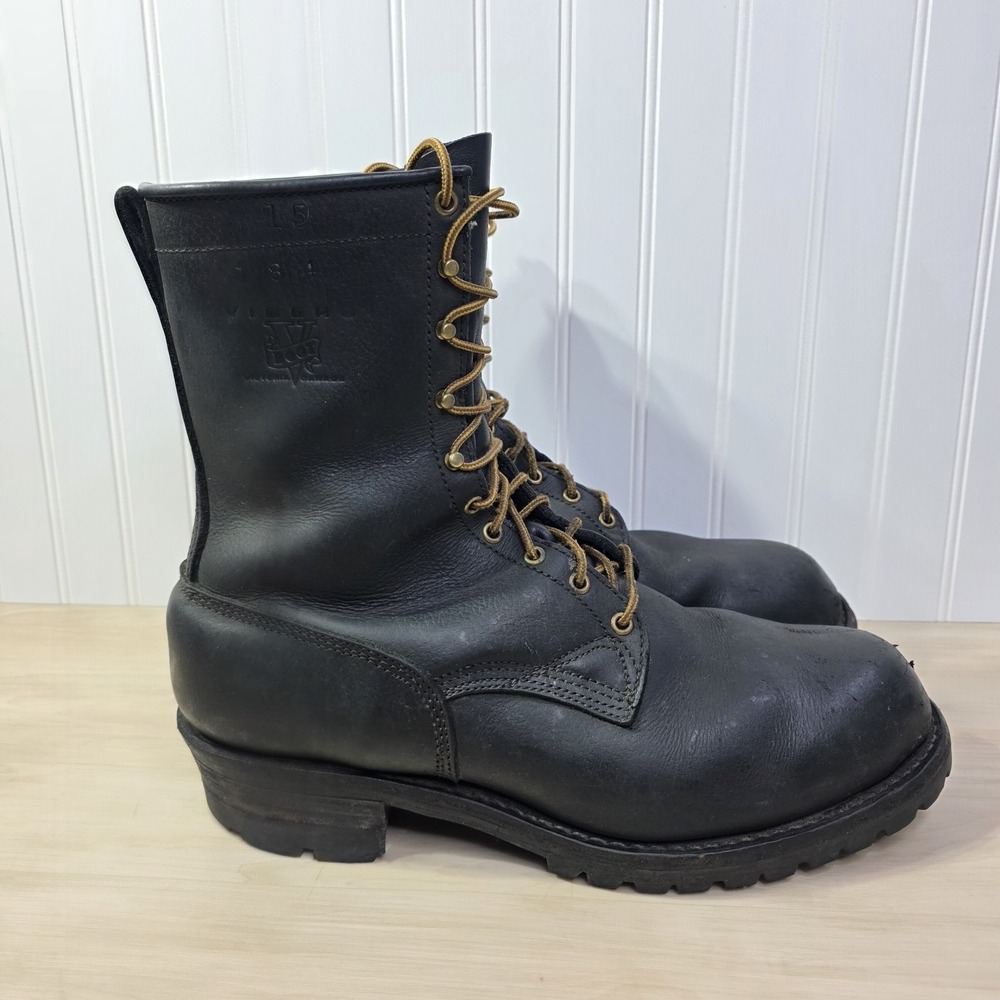 Viberg Leather 11" Work Logger Wildland Fire Military‎ Vibram Boots Size 15